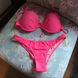 Neon Pink Victoria’s Secret Bikini